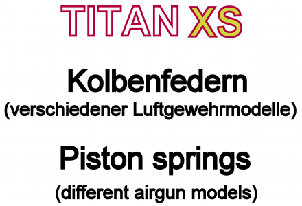 KOLBENFEDERN TitanXS Powerfedern