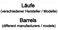 LÄUFE (versch. Hersteller - Modelle)