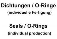 DICHTUNGEN / O-RINGE (individuell)