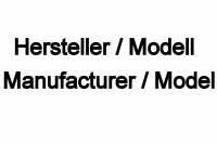 HERSTELLER - MODELL