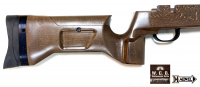 >Schaft -TACTICAL-braun (Eigenfertigung)< (höhen-u. seitenverstellbar) für Rechts-u.Linksschützen HAENEL / SUHL M-150 u. M-150/1