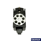 >Magazinschieber (montiert) mit Trommelmagazin (Umbau) Kaliber 4,5mm< DIANA 300R