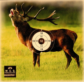 Tierzielscheiben-Set je 10x REHBOCK / WILDSCHWEIN / HIRSCH / FUCHS 14x13,5cm