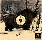 Tierzielscheiben-Set je 10x REHBOCK / WILDSCHWEIN / HIRSCH / FUCHS 14x13,5cm