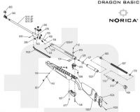 >Kolbenfeder-Druckfeder (Export-Stark über 7,5 Joule)< NORICA DRAGON