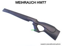 >Lochschaft (Kunststoff-schwarz) -für Rechts-u. Linksschützen-<  WEIHRAUCH HW77