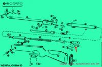 >Druckfeder (für Sicherungsbolzen)< Weihrauch HW80