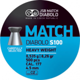 JSB >Match S100 - Heavy Weight< Diabolo 4,48mm / 4,49mm / 4,50mm (500 Stk.)
