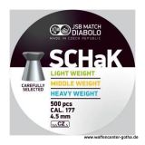 JSB >SCHaK - Light Weight< Diabolo 4,5mm (500 Stk.)