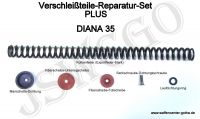 >Verschleißteile-Reparatur-Set PLUS (komplett) ca. 17 Joule< DIANA 35