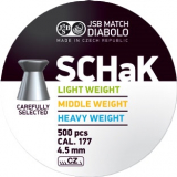 JSB >SCHaK - Heavy Weight< Diabolo 4,5mm (500 Stk.)