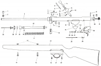 >Achse (zur Aufnahme der Biegefeder)< HAENEL 310 (Untergruppe 310-2 / 310-3)