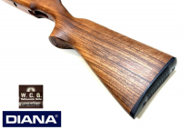 >Schaft aus Nussbaum (Eigenfertigung)< DIANA 30