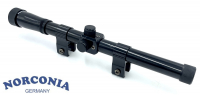 NORCONIA Zielfernrohr 4x15 (mit Montageteile)