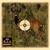 Tierzielscheiben-Set je 10x REHBOCK / WILDSCHWEIN / HIRSCH / FUCHS 14x13,5cm