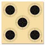 Luftgewehrscheibe 5er Spiegel (14x13,5cm)