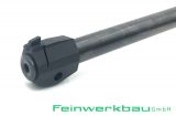 >Kornfuß 2. Ausführung aus Aluminium-schwarz eloxiert (Eigenfertigung)< FEINWERKBAU LP90