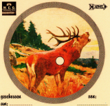 DDR Tierzielscheibe HIRSCH 14x13,5cm (Nachdruck)