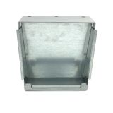 Kugelfangkasten, flach 17cm x 17cm (aus widerstandsfähigen V2A Edelstahl)