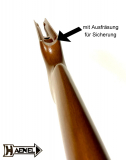 >Schaft (neu - unbenutzt) frühe, 1. Variante - Ausführung mit Sicherung< HAENEL 300