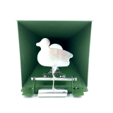 Kugelfangkasten mit Kipp-Ente, Trichterform 14cm x 14cm verstellbar