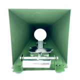 Kugelfangkasten mit Kipp-Ente, Trichterform 14cm x 14cm verstellbar