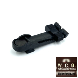 >Visierung / Kimme (Eigenfertigung)< für alte Ausführung mit seitlichen Schwalbenschwanz DIANA 25