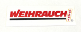 Aufkleber >WEIHRAUCH< 125mm x 40mm