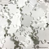 Plastik-Abschieß-Sterne (weiß) für Schießbude & Freizeit