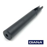 >Schalldämpfer 16mm< DIANA 34 - 350 Magnum mit Metallkorn und andere Luftgewehre mit 16mm Lauf-Außendurchmesser (zum Aufstecken)