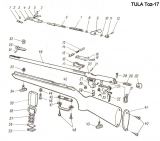 >Abzug (komplett)< TULA Toz17
