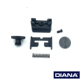 >Visier - Kimme (montiert)< DIANA 30