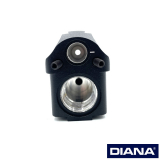 >Ventilgehäuse (montiert) Kaliber 4,5mm< DIANA P1000