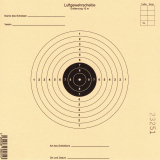 Luftgewehrscheibe &quote;alte deutsche LG-Scheibe&quote; (14x14cm)