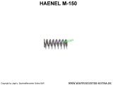 >Druckfeder (für Schloßhalter)<  HAENEL M-150