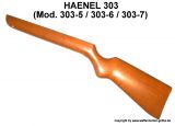 Schaft -Original- (neu-unbenutzt) HAENEL 303 (für Modelle 303-5/303-6/303-7) Made in GDR