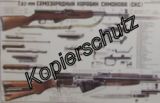 Waffenposter / Teilezeichnung >KALASCHNIKOV - MAKAROV - SIMONOV - DRAGUNOV< 120x80cm