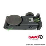 >Mikrometervisier - Kimme (komplett) mit Truglo FO-Fiberoptik< GAMO 1200
