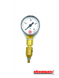 >Manometer für Pumpe< WEIHRAUCH HW90